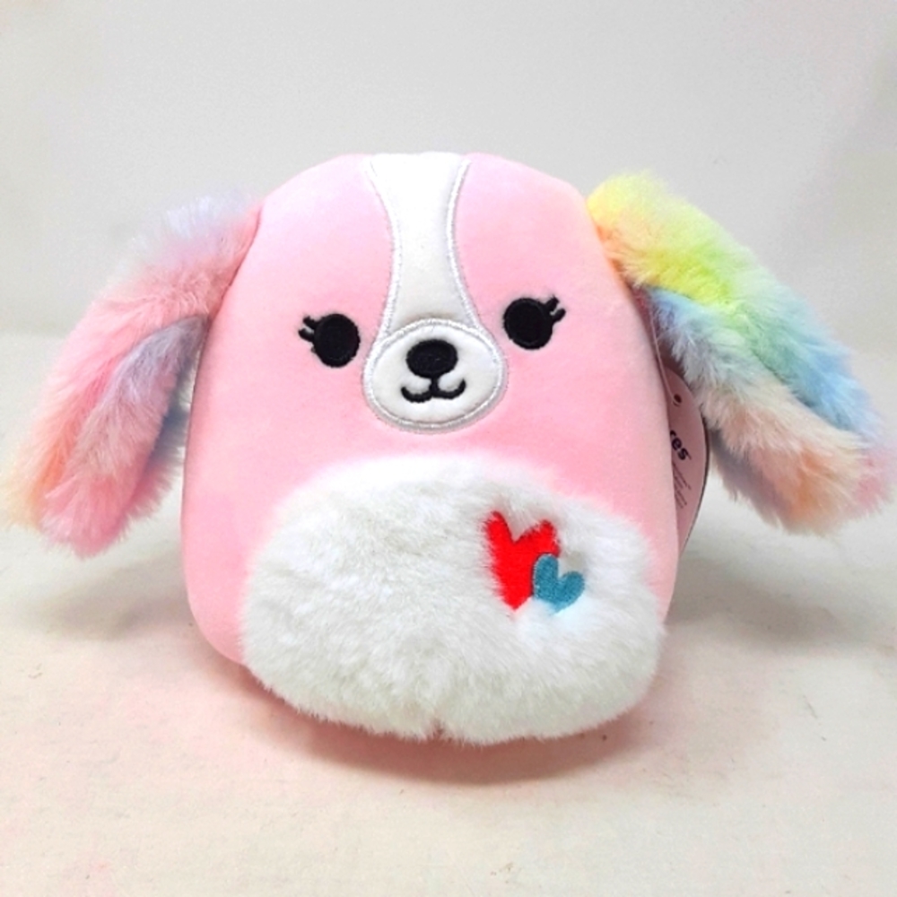 Beemie the Dog Squishmallow 5in 2024 Valentine edition.